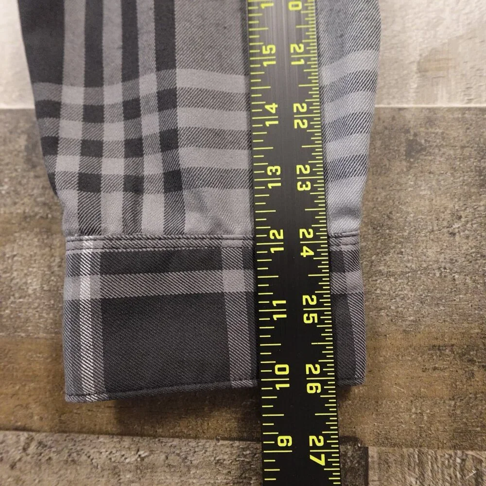 Burton flannel shirt jacket‎ hooded men's medium gray dryride